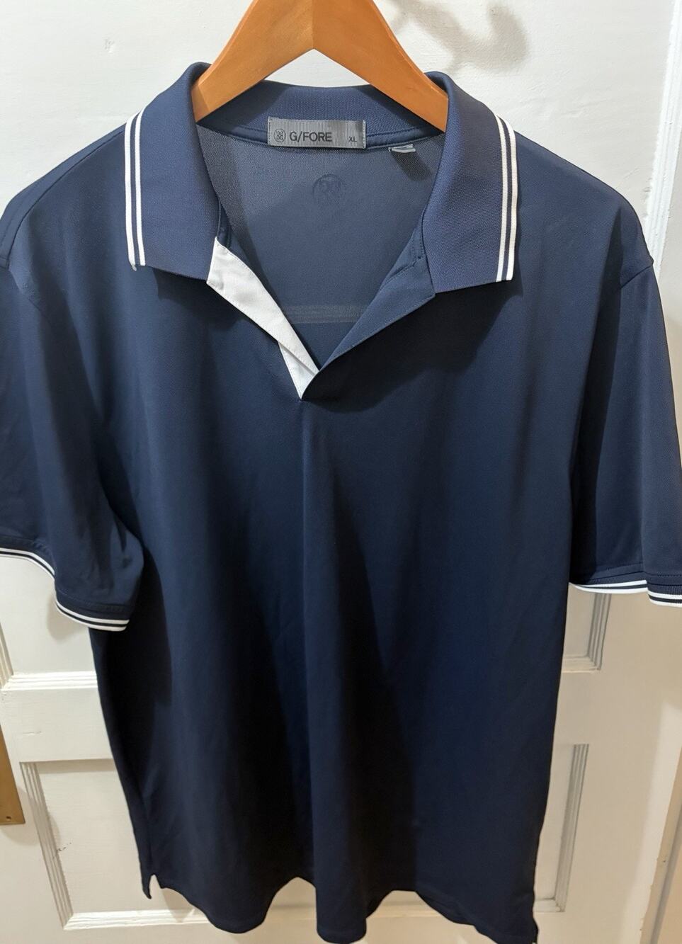 WOMEN'S G/FORE GOLF POLO / Navy / XLARGE/ Striped